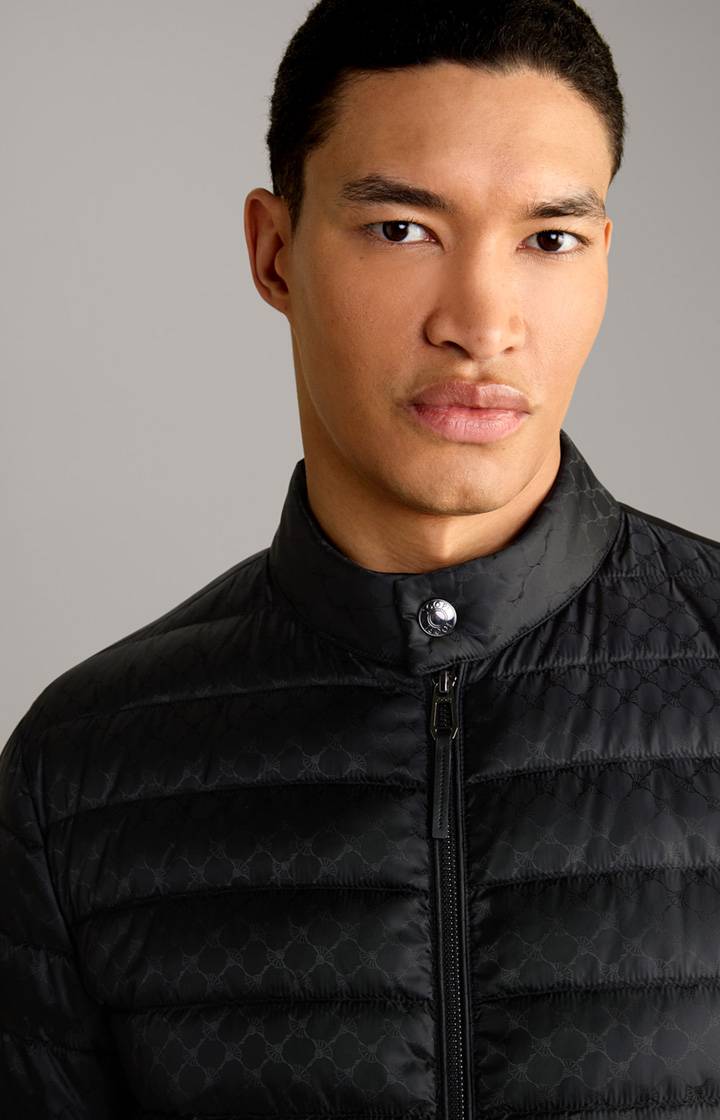 Joop Cornflower-Steppjacke Luke in Schwarz gemustert Valentinstagsangebot