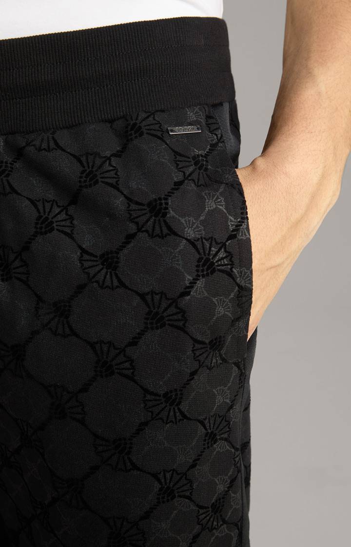Joop Cornflower-Joggpants Thien in Schwarz gemustert Exklusive Angebote