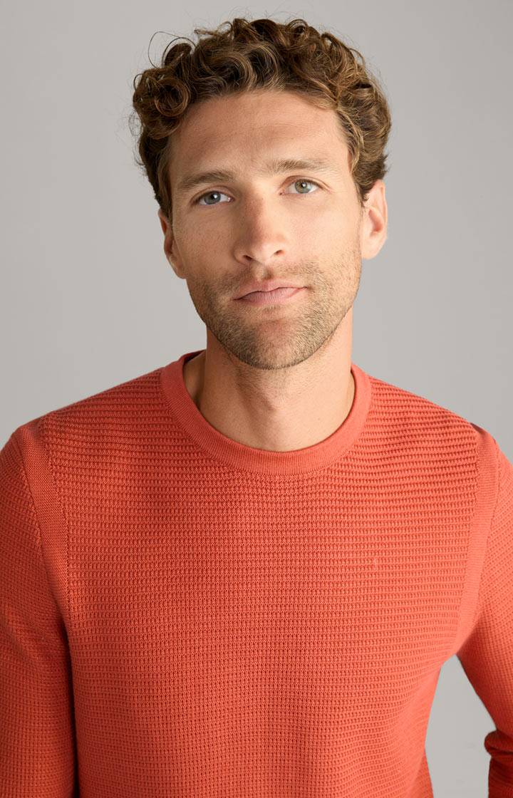 Joop Strickpullover Conrados in Orange Tägliche Deals