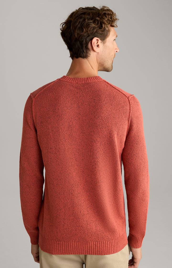 Joop Pullover Bohdan in Orange meliert Tiefpreis