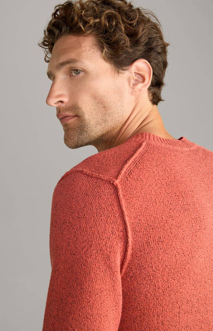 Joop Pullover Bohdan in Orange meliert Tiefpreis