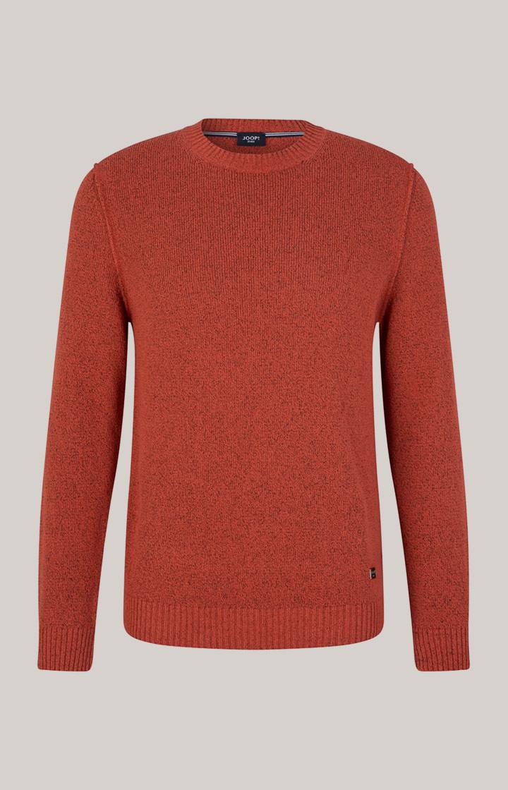 Joop Pullover Bohdan in Orange meliert Tiefpreis