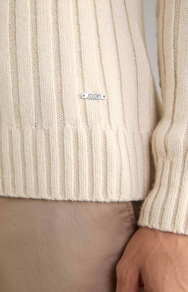 Joop Cashmere-Mix-Pullover Brianor in Beige Wochenangebot