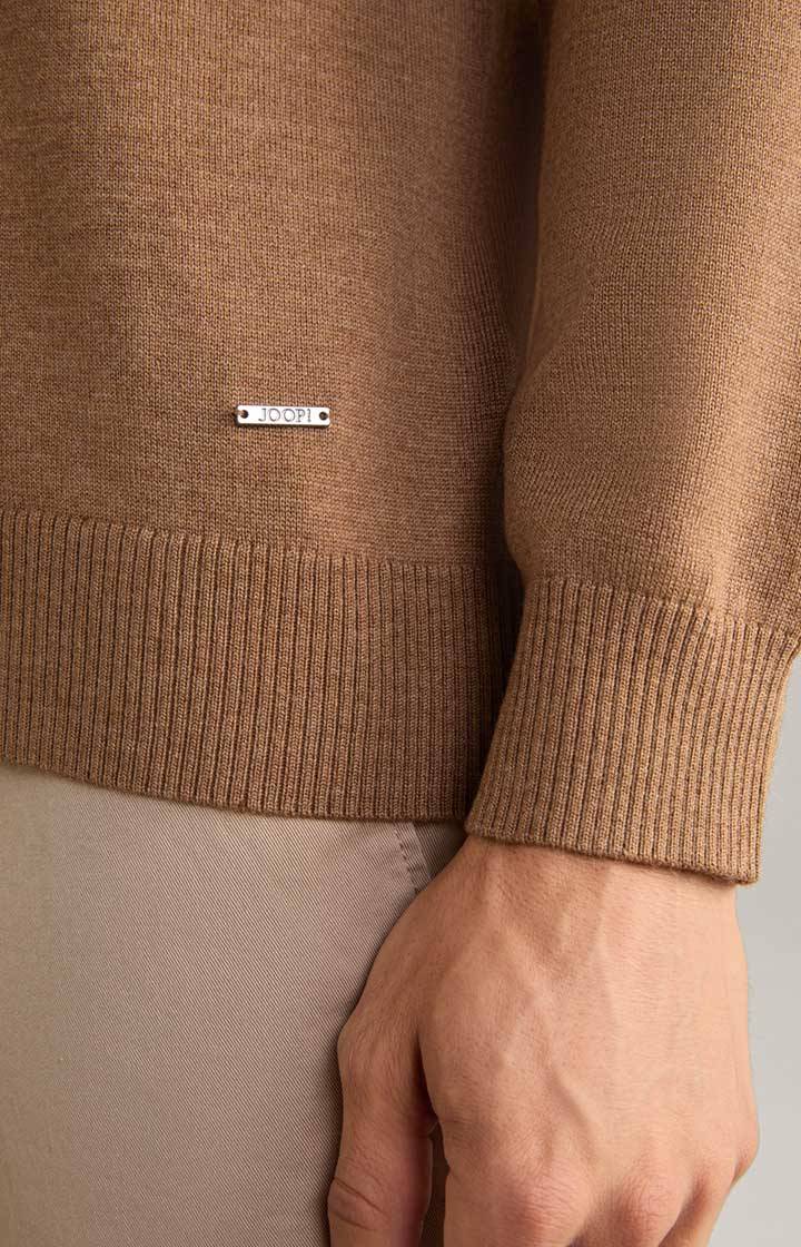 Joop Merinowoll-Pullover Denny in Dunkelbeige JETZT KAUFEN