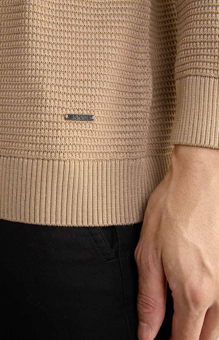 Joop Strickpullover Conrados in Hellbraun Bis zu 50% Rabatt