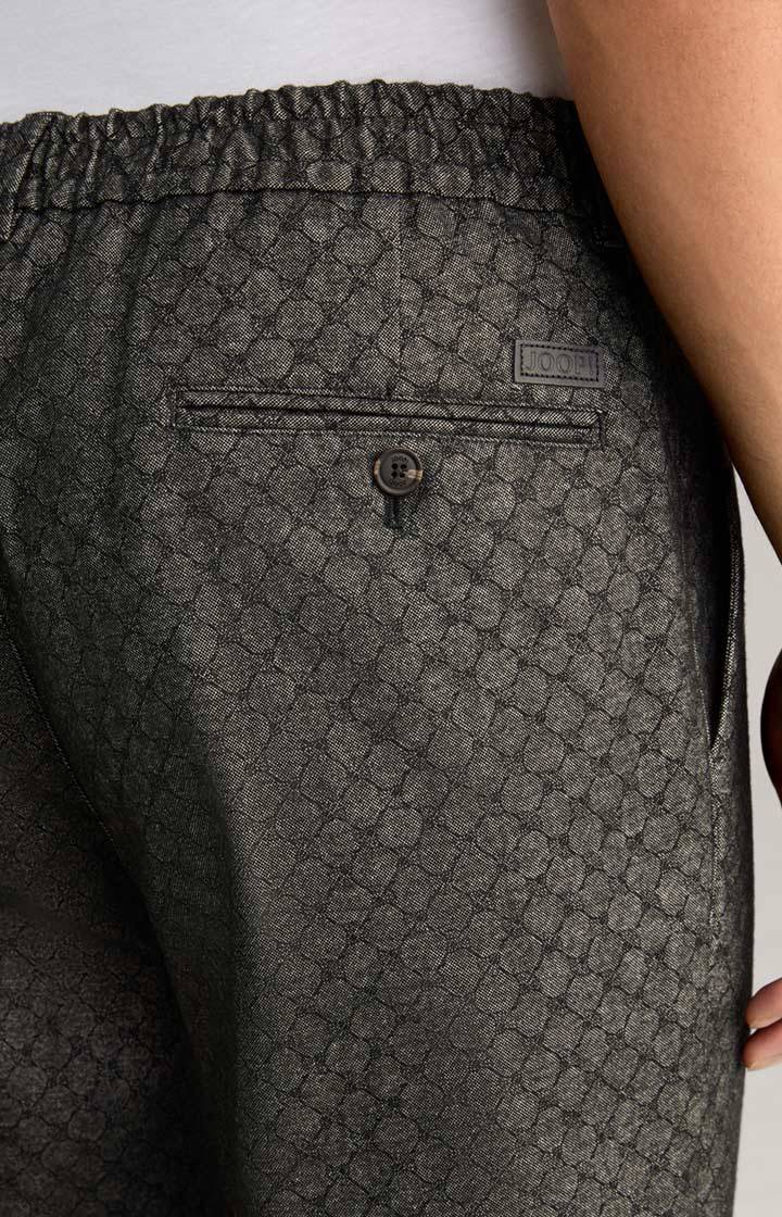 Joop Cornflower Bundfaltenhose Lester in Anthrazit gemustert Super Rabatt