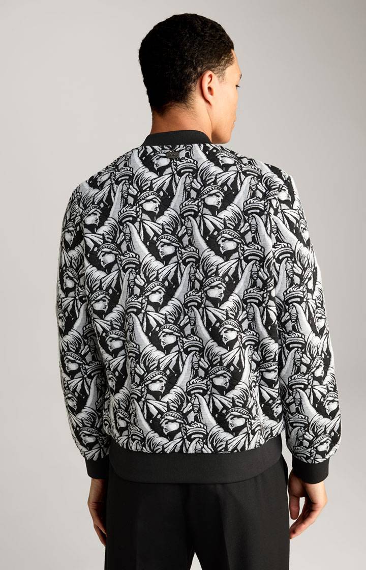 Joop Jacquard-Blouson Danger in Schwarz gemustert Riesige Rabatte