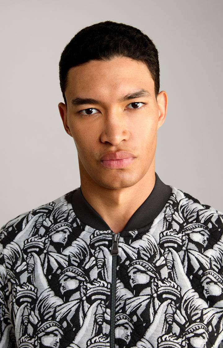 Joop Jacquard-Blouson Danger in Schwarz gemustert Riesige Rabatte