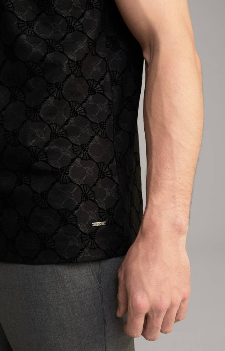 Joop Cornflower-Poloshirt Benito in Schwarz Fabrikladen