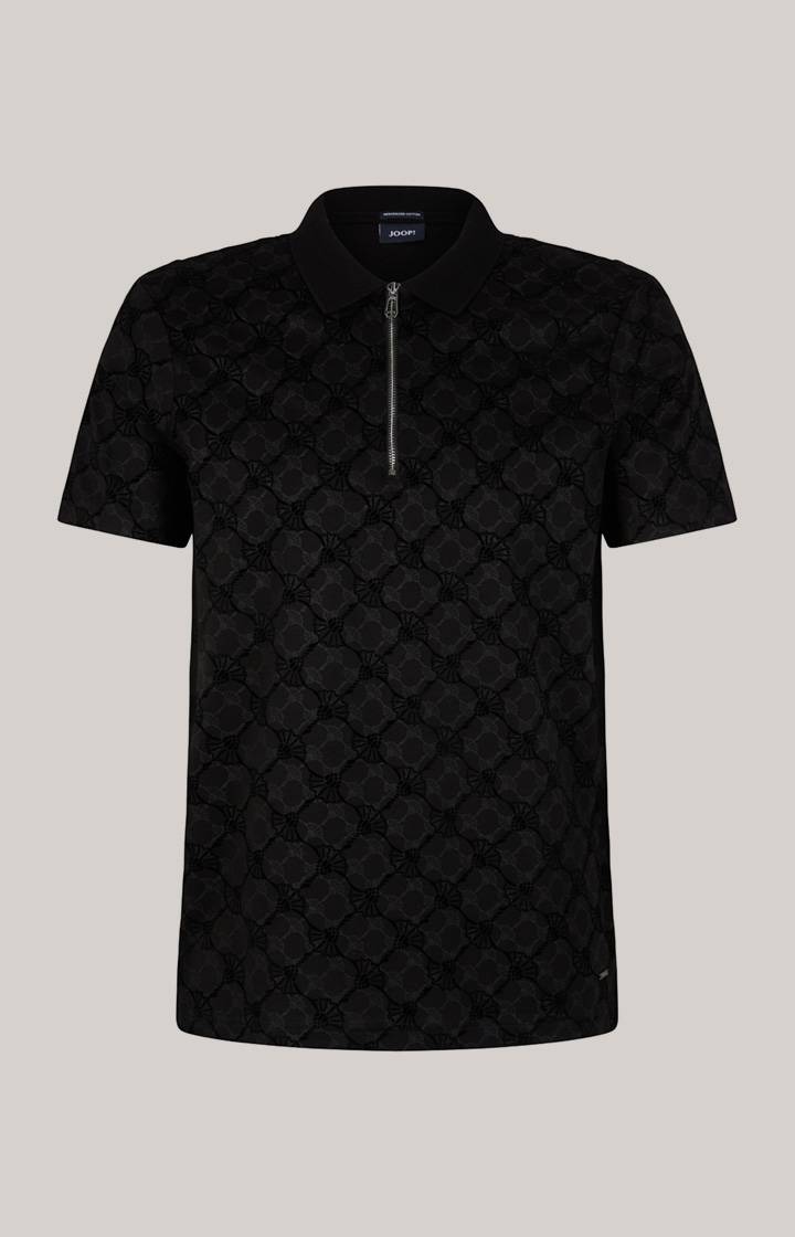 Joop Cornflower-Poloshirt Benito in Schwarz Fabrikladen