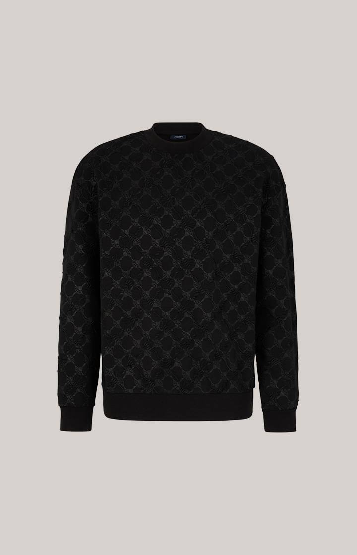 Joop Cornflower-Sweatshirt Cortez in Schwarz gemustert zollfrei