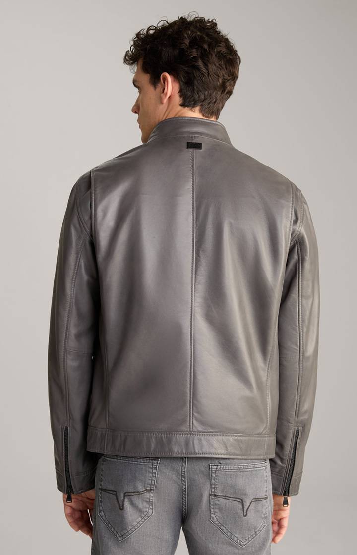 Joop Lederjacke Lif in Grau Verkauf