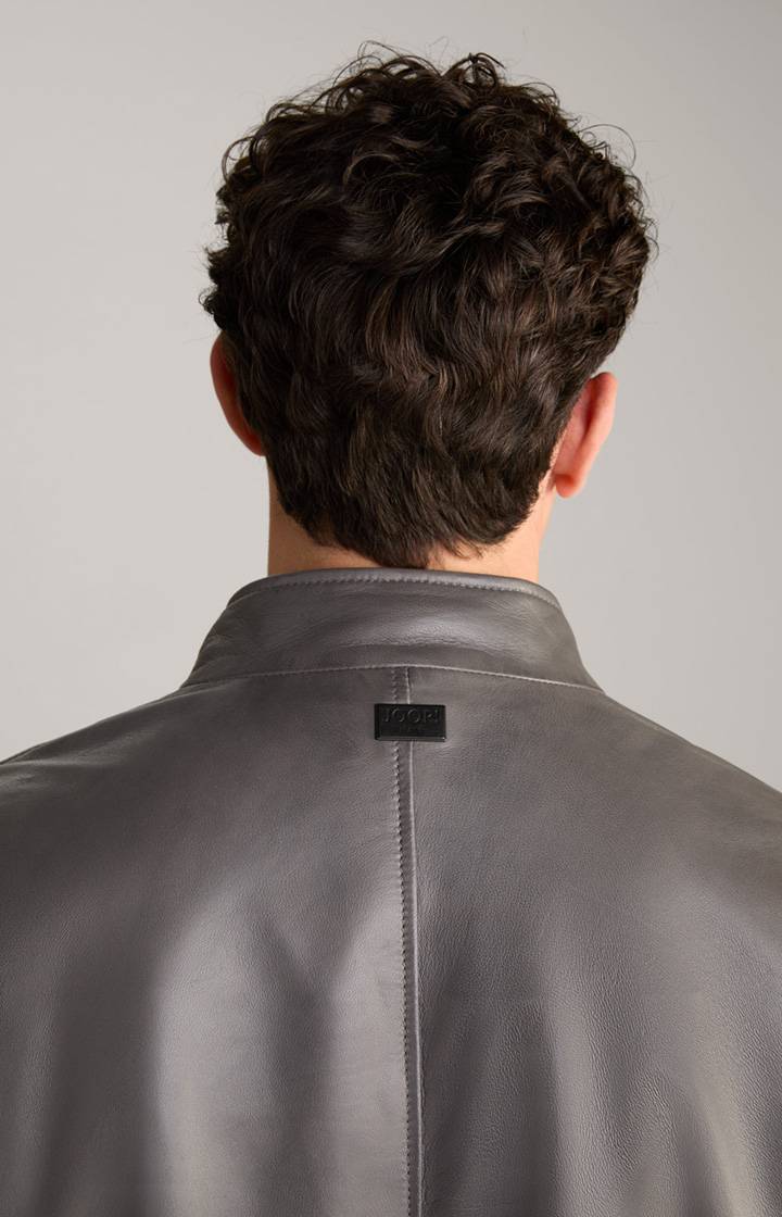 Joop Lederjacke Lif in Grau Verkauf