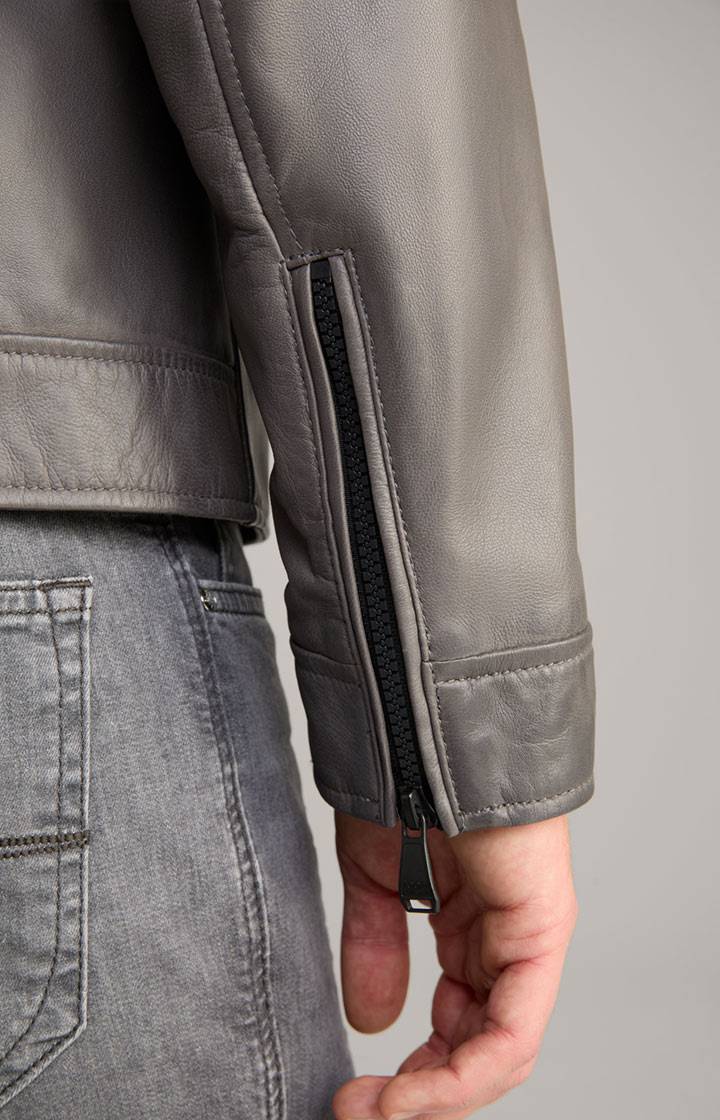 Joop Lederjacke Lif in Grau Verkauf