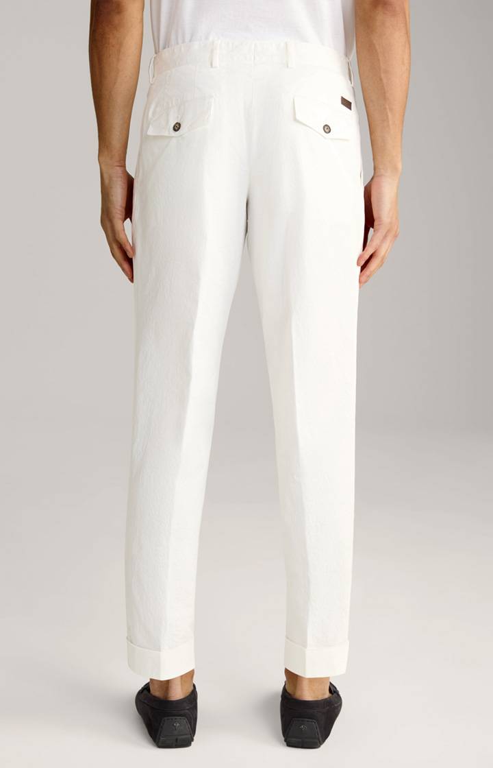 Joop Bundfaltenhose Randar in Creme im Angebot