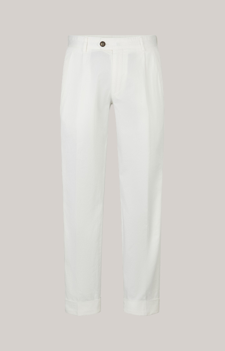 Joop Bundfaltenhose Randar in Creme im Angebot