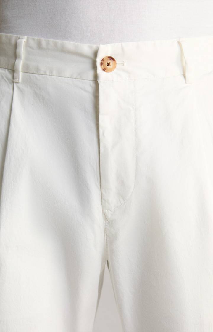 Joop Bundfaltenhose Lester in Creme Günstig kaufen