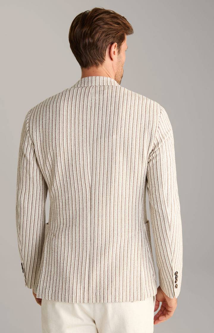 Joop Strick-Sakko Hedvin in Hellbeige gestreift Preisnachlass