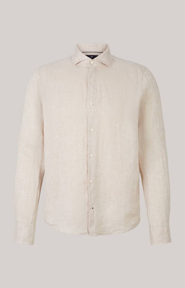 Joop Leinen-Hemd Pai in Beige meliert Cyber Monday