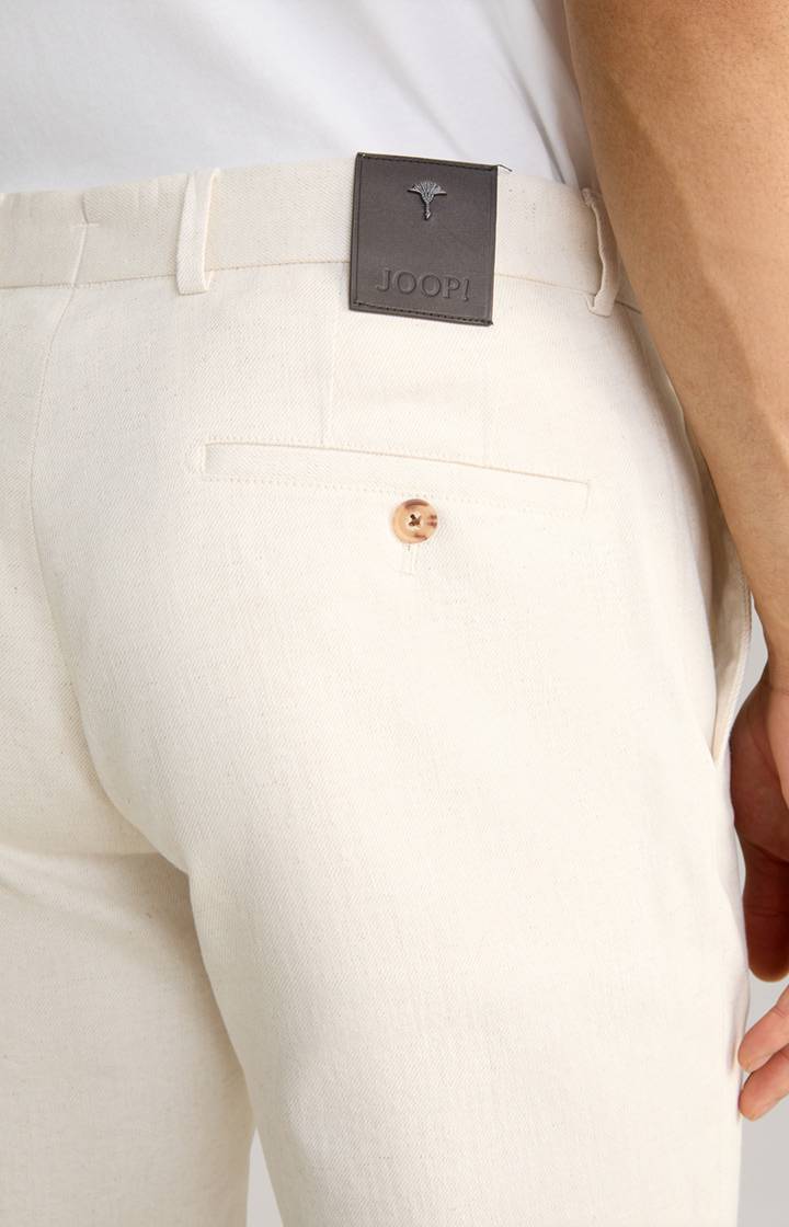 Joop Leinenmix Chino Hank in Creme Vatertagsangebot