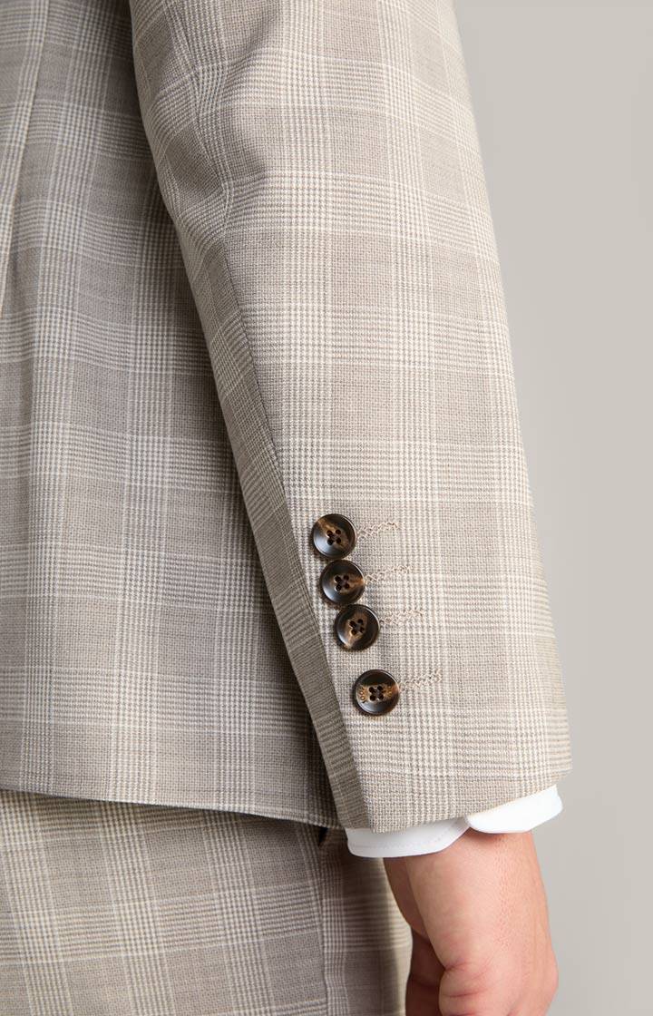 Joop Anzug Herby-Blayr in Beige kariert Valentinstagsangebot