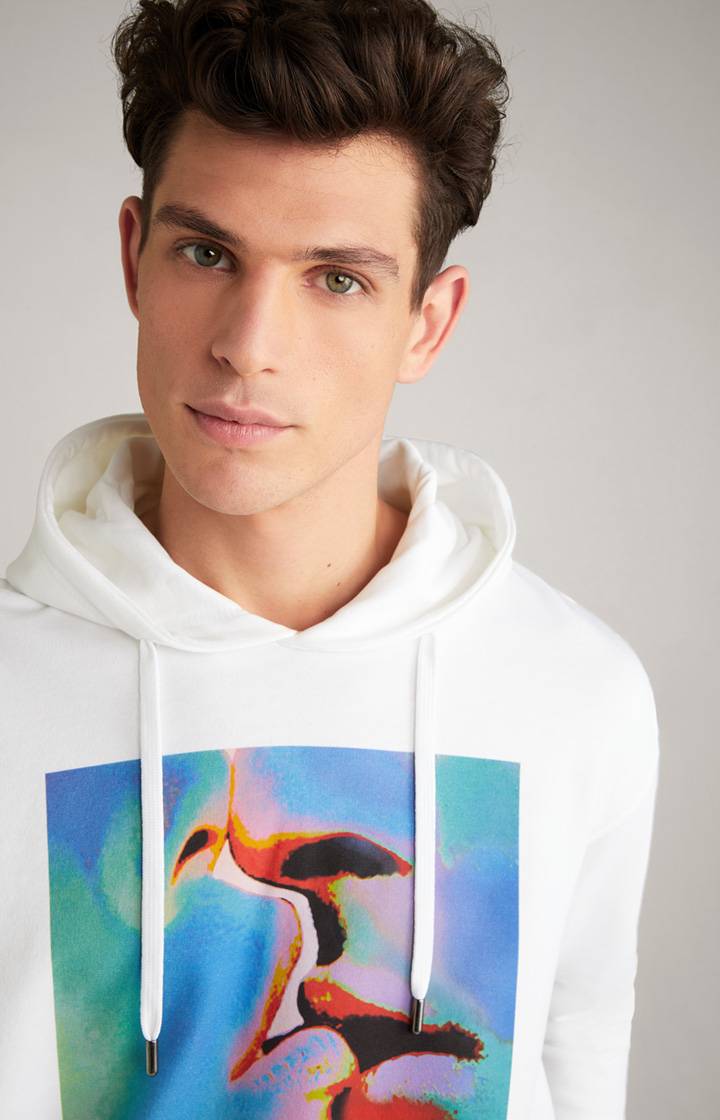 Joop Hoodie Sebastiano in Weiß Limitierter Zeitrabatt