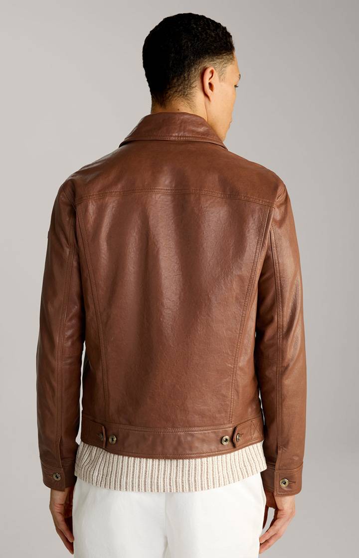 Joop Lederjacke Jean in Braun Versandkostenfrei