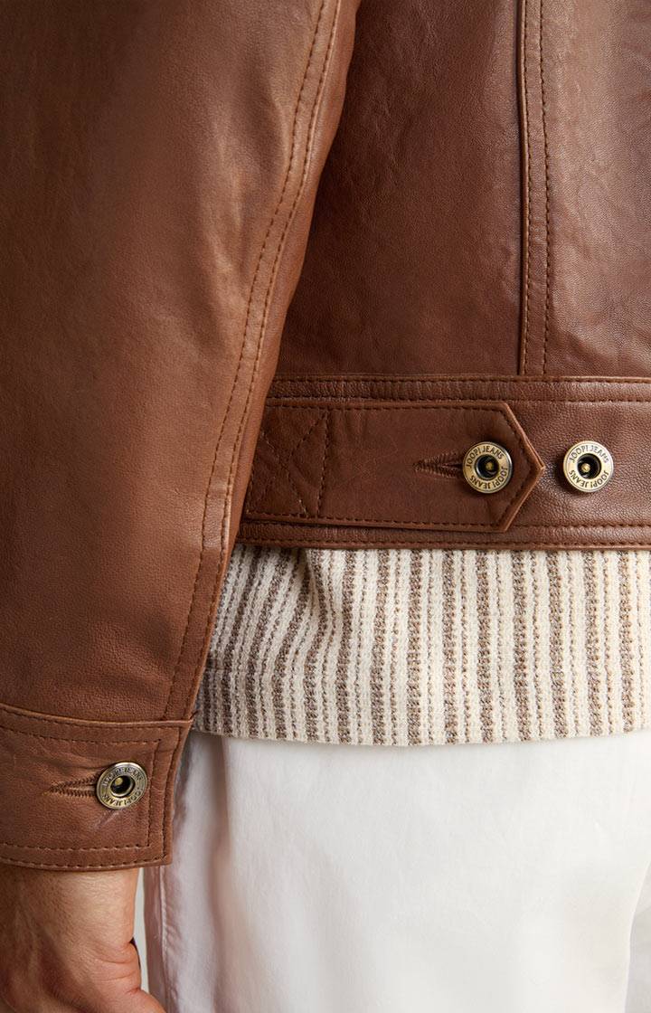 Joop Lederjacke Jean in Braun Versandkostenfrei