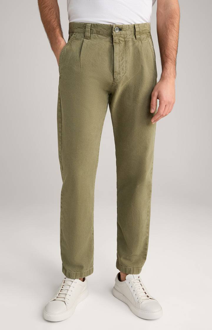 Joop Baumwoll-Chino Len in Oliv Weihnachtsangebot