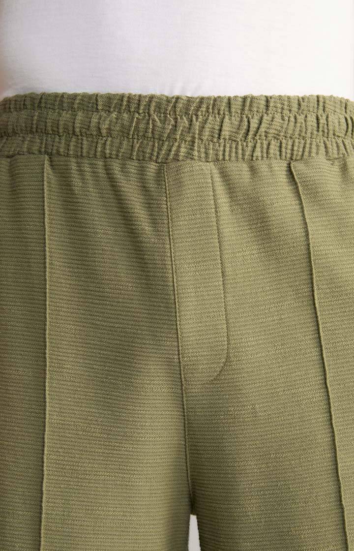 Joop Baumwoll-Shorts Damiano in Oliv strukturiert Top Angebot