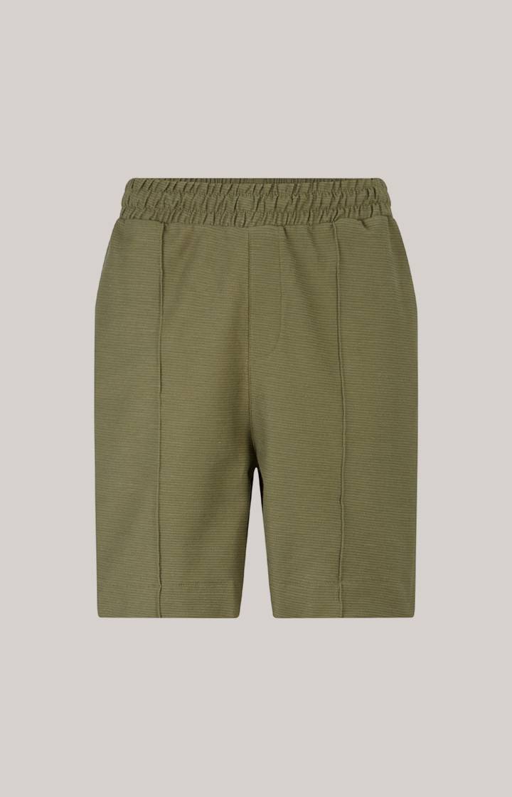 Joop Baumwoll-Shorts Damiano in Oliv strukturiert Top Angebot