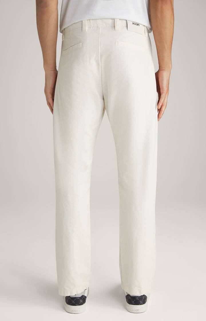 Joop Baumwoll-Chino Len in Offwhite Tiefpreis
