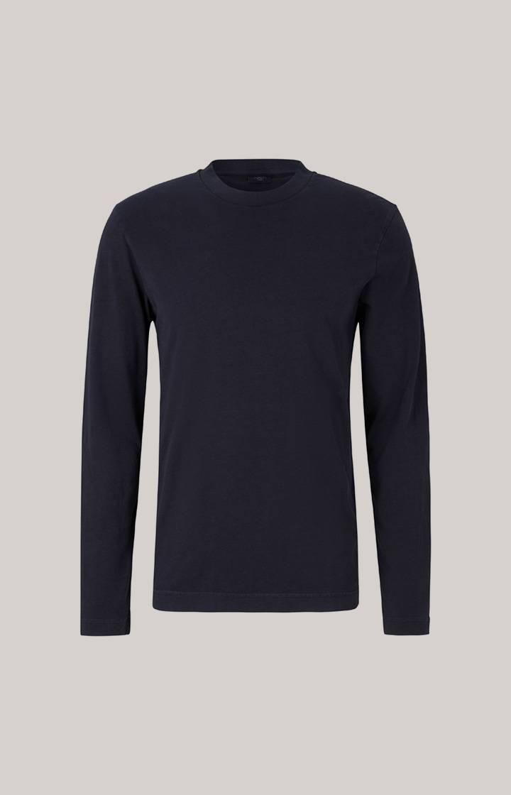 Joop Baumwoll-Langarmshirt Carlito in Navy Kostenlose Rückgabe