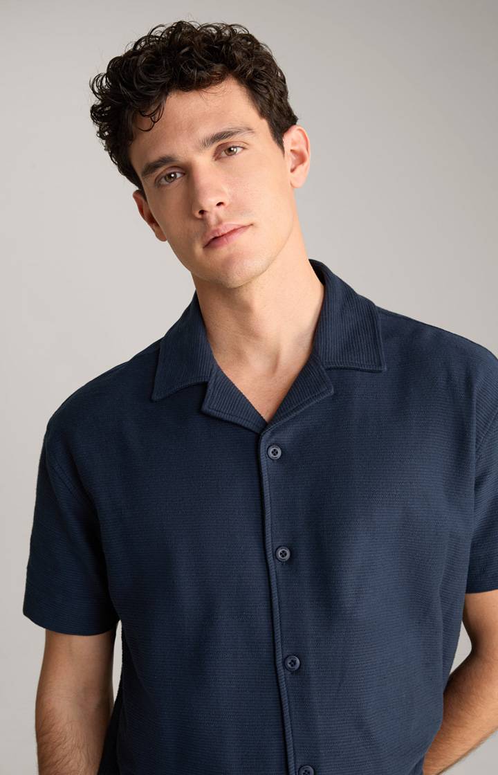 Joop Hemd Damian in Navy strukturiert Begrenzte Freigabe