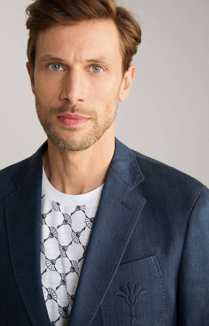 Joop Leinenmix-Sakko Heathrow in Denim Blue Clearance-Verkauf