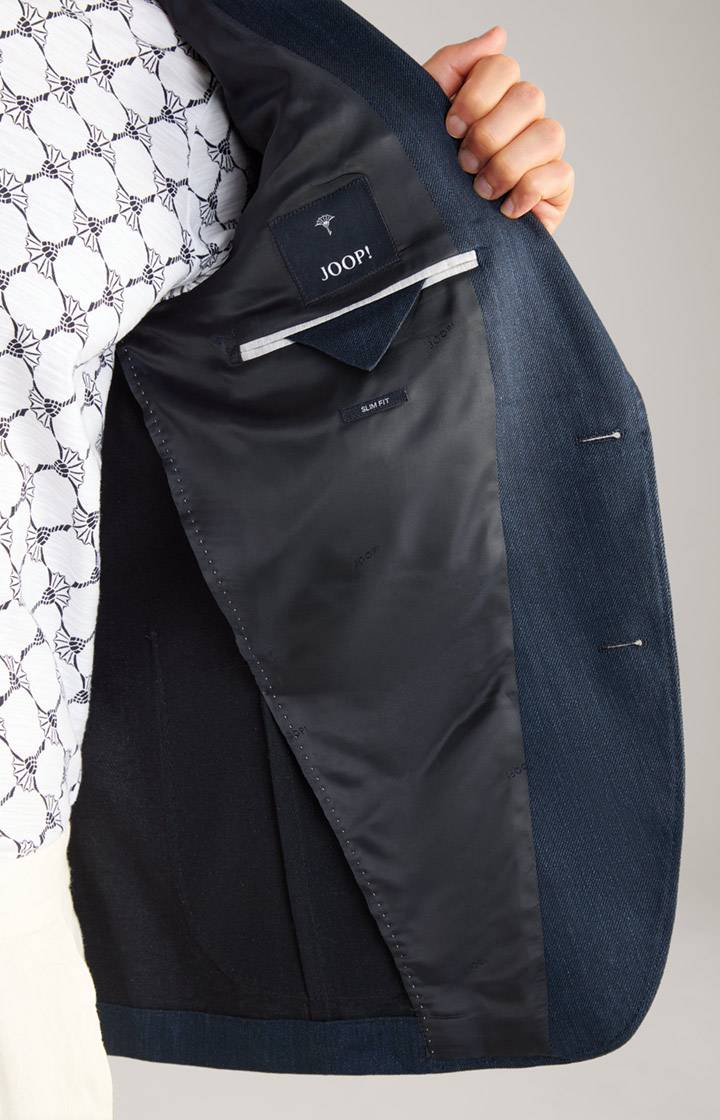 Joop Leinenmix-Sakko Heathrow in Denim Blue Clearance-Verkauf