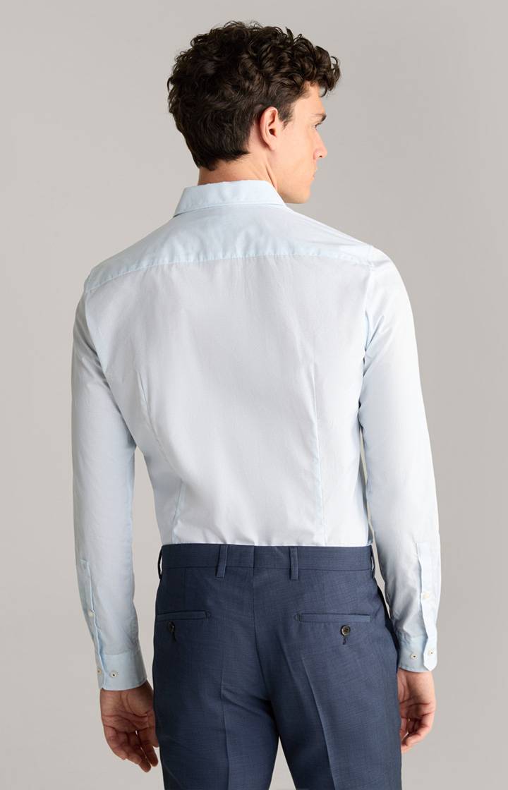 Joop Hemd Pit in Hellblau gemustert Black Friday Preise