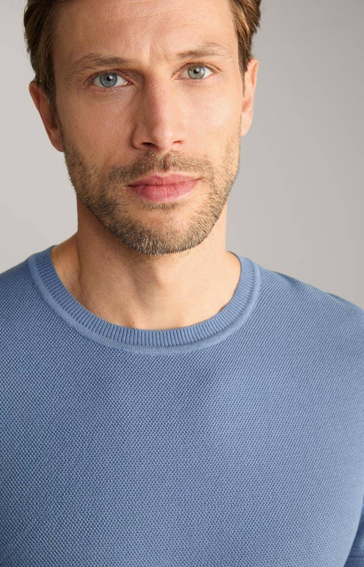 Joop Strick-Shirt Valdrio in Blau Rabatte dieses Monats