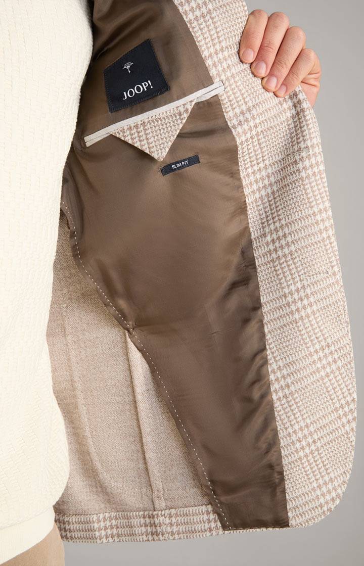 Joop Sakko Hoverest in Beige kariert Hotsell