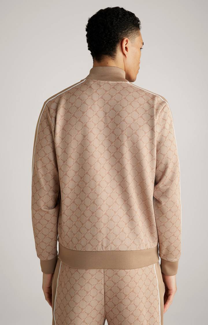 Joop Cornflower-Sweatjacke Tayfun in Beige gemustert Rabatt