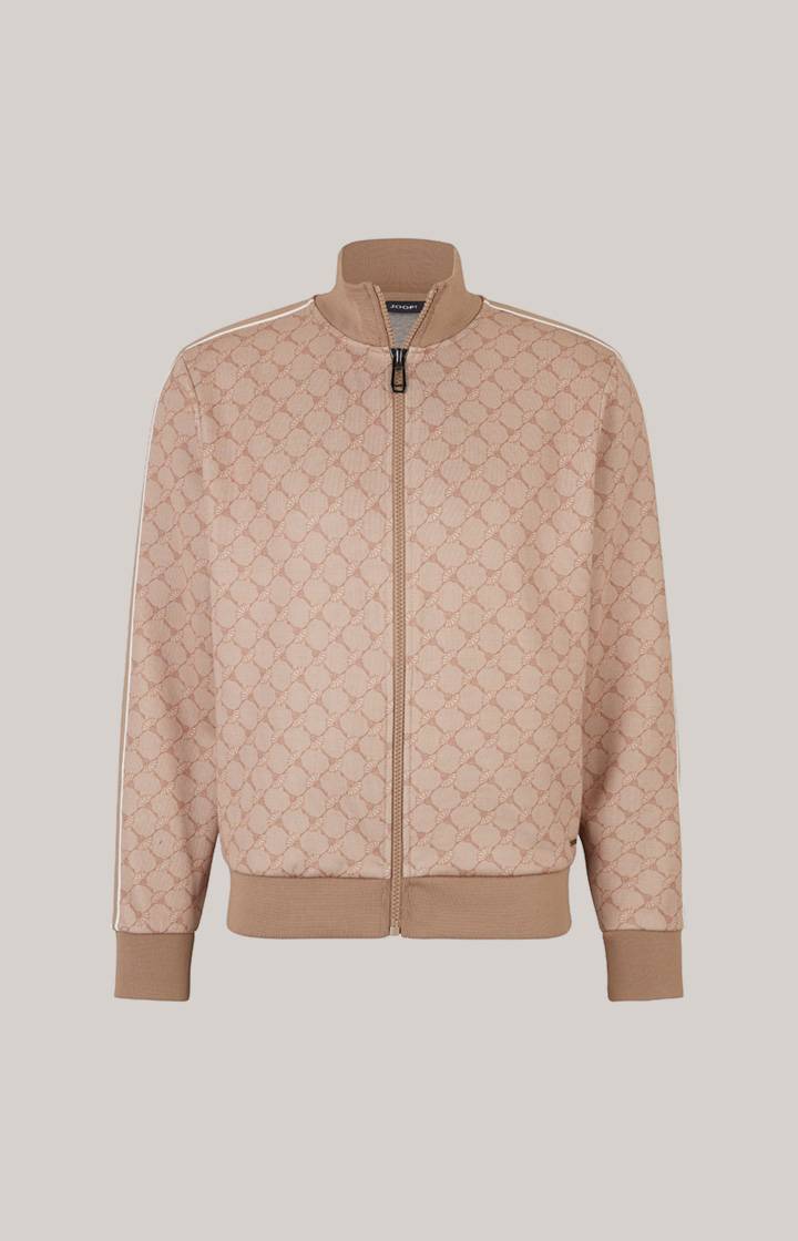 Joop Cornflower-Sweatjacke Tayfun in Beige gemustert Rabatt