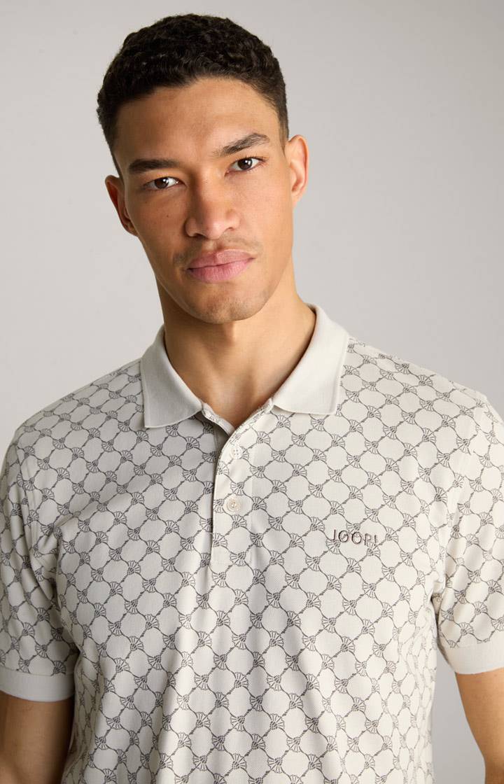Joop Cornflower Poloshirt Paigam in Offwhite gemustert Flash Sale