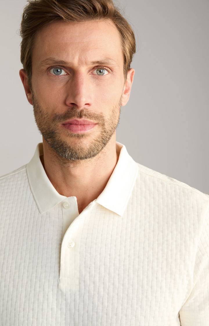 Joop Poloshirt Boris in Creme strukturiert Online Shopping