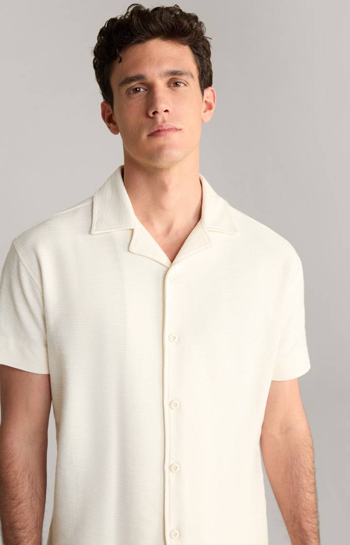 Joop Hemd Damian in Beige strukturiert Preisnachlass