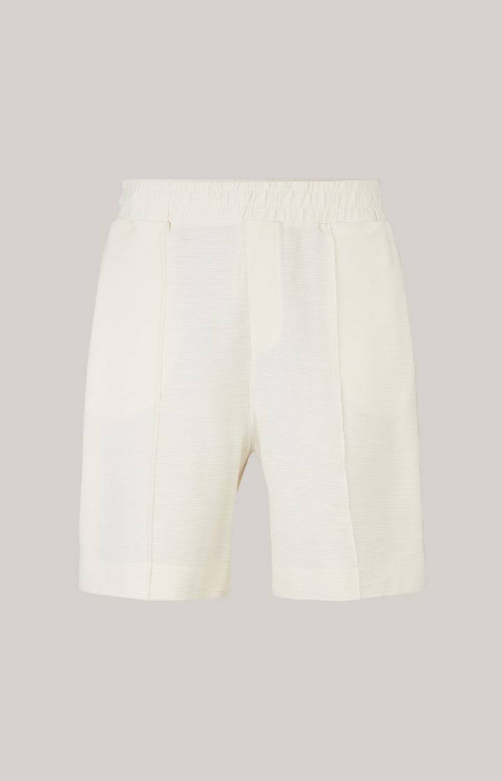 Joop Baumwoll-Shorts Damiano in Creme strukturiert Saisonschlussverkauf