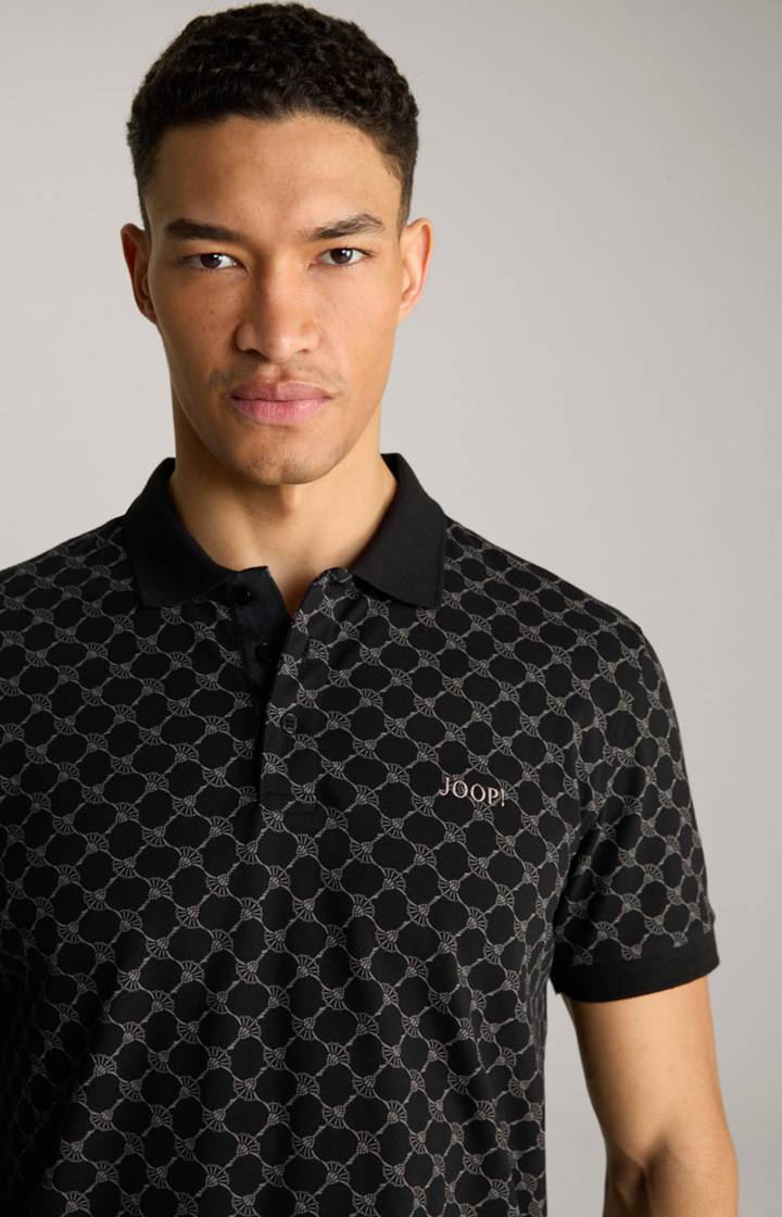 Joop Cornflower Poloshirt Paigam in Schwarz gemustert VIP-Rabatte