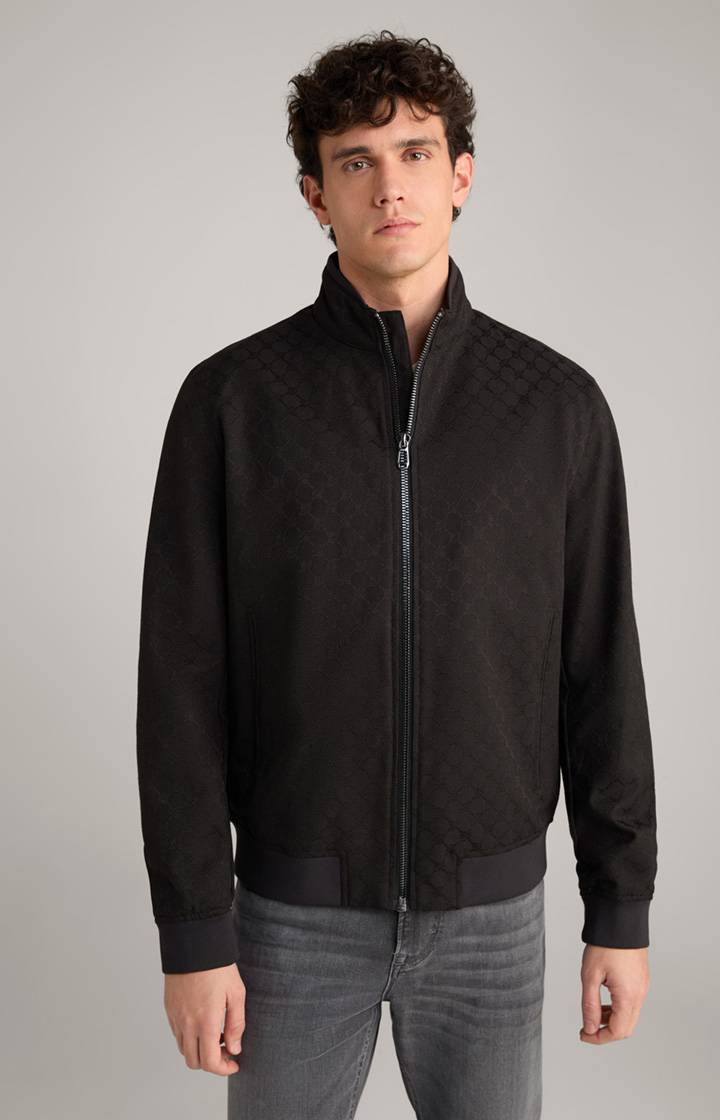 Joop Cornflower-Jacke Escor in Schwarz gemustert Tiefpreis