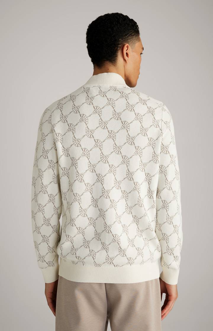 Joop Cornflower-Strickjacke Raveno in Weiß gemustert Neueste Stile