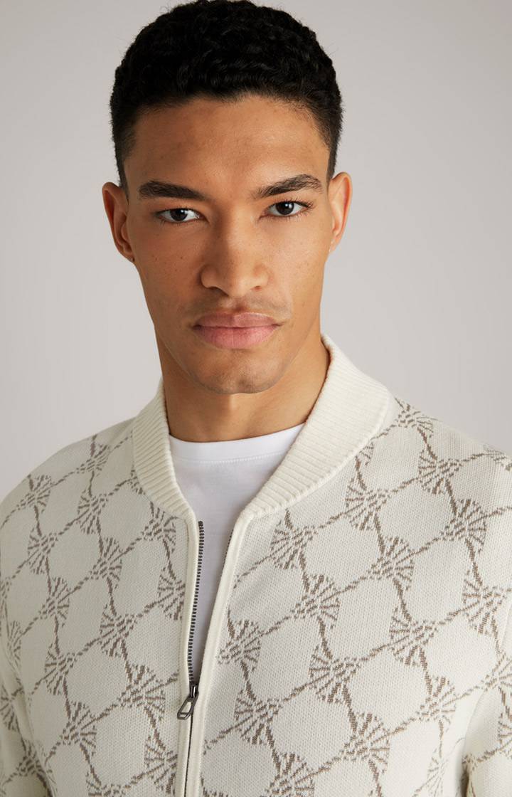 Joop Cornflower-Strickjacke Raveno in Weiß gemustert Neueste Stile