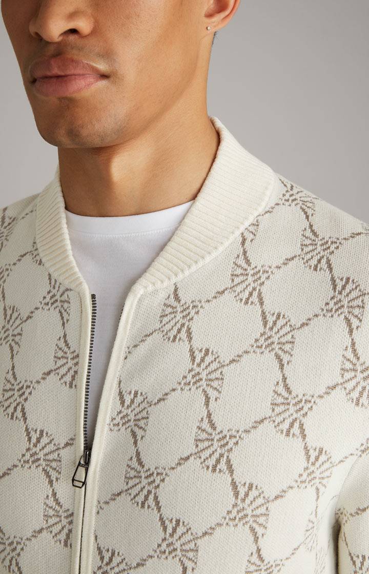 Joop Cornflower-Strickjacke Raveno in Weiß gemustert Neueste Stile